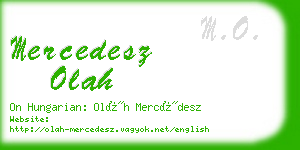 mercedesz olah business card